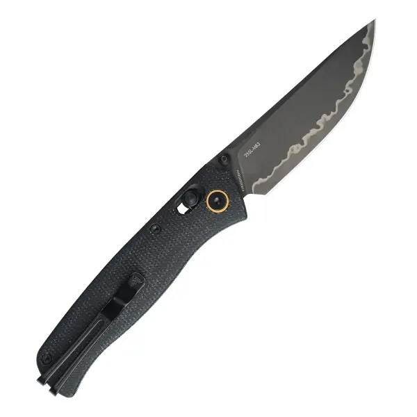 SRM Knives 255L-MB3 Medal Ambi Lock Folder Micarta Griff 140Cr Laminatstahl