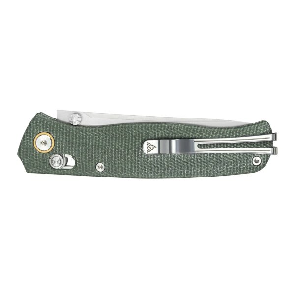 SRM Knives 255L-MG2 Medal Ambi Lock Folder Micarta Griff 140Cr Laminatstahl