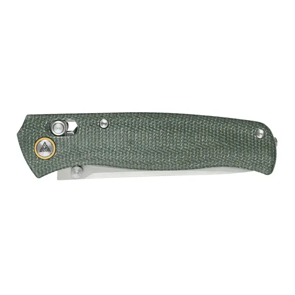 SRM Knives 255L-MG3 Medal Ambi Lock Folder Micarta Griff 140Cr Laminatstahl