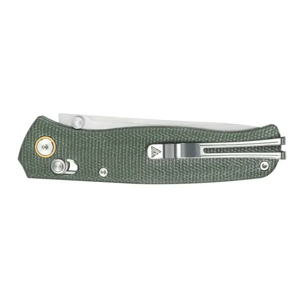 SRM Knives 255L-MG3 Medal Ambi Lock Folder Micarta Griff 140Cr Laminatstahl