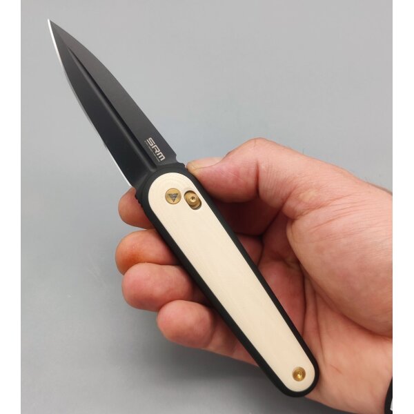 SRM Knives Zeros 251M-GT2 Ambi Lock Folder N690 Stahl G10