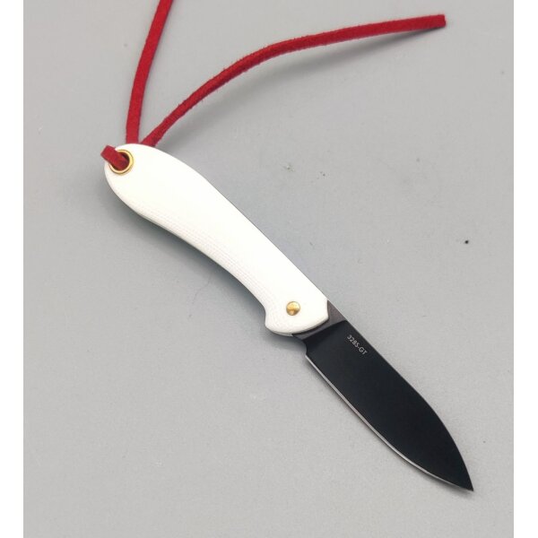 Sanrenmu Micro Slip 328S-GT 4Cr13 Stahl G10 white