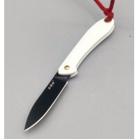 Sanrenmu Micro Slip 328S-GT 4Cr13 Stahl G10 white