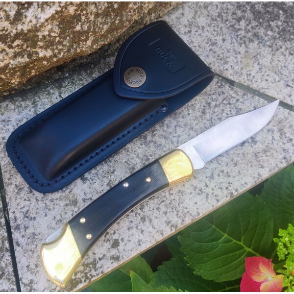 BUCK KNIVES FOLDING HUNTER 110 Messer Taschenmesser Backlock 420HC Stahl Etui
