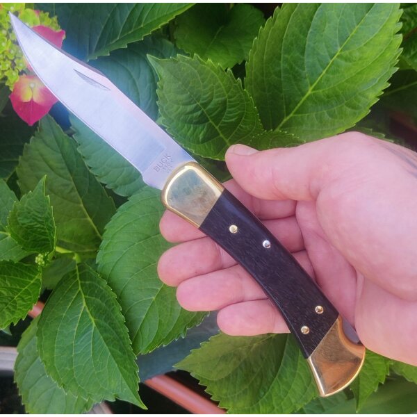 BUCK KNIVES FOLDING HUNTER 110 Messer Taschenmesser Backlock 420HC Stahl Etui