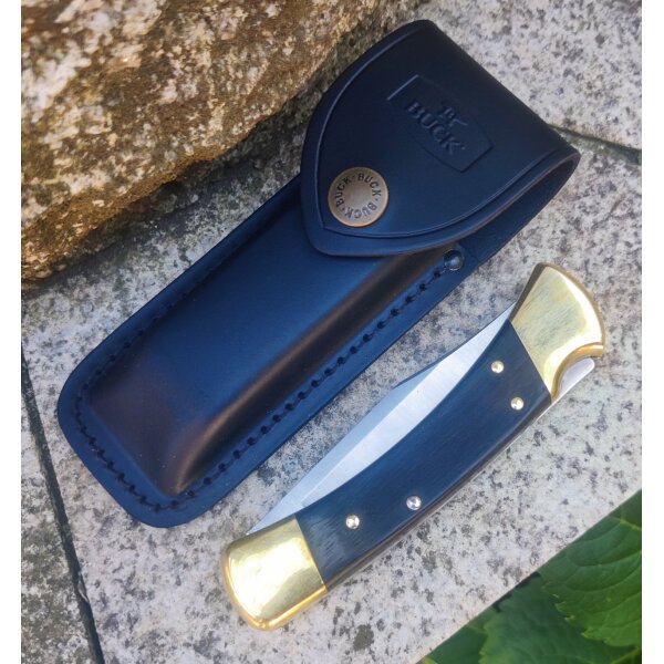 BUCK KNIVES FOLDING HUNTER 110 Messer Taschenmesser Backlock 420HC Stahl Etui
