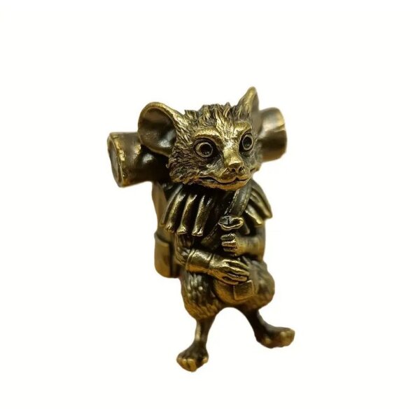 Bead Anhänger Explorer Animal Tier wandern Schlüsselanhänger aus Messing EDC