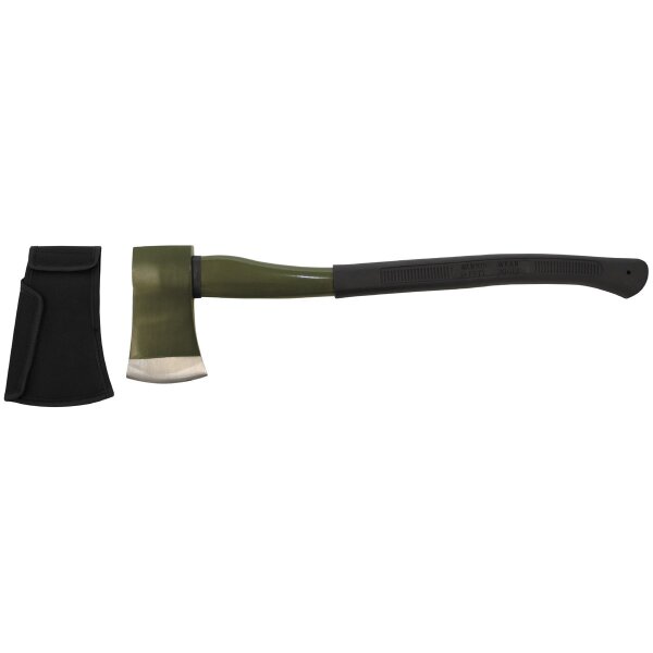 Fox Outdoor Axt "Deluxe" groß Fiberglasstiel oliv Spaltaxt