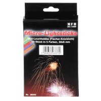 MFH Mini-Leuchtstäbe Fischer-Knicklicht 5 Farben 10...