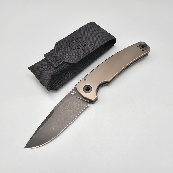 Oberland Arms Sepp by lionSTEEL Vollintegral Titan Bronze  mit schwarzem Etui