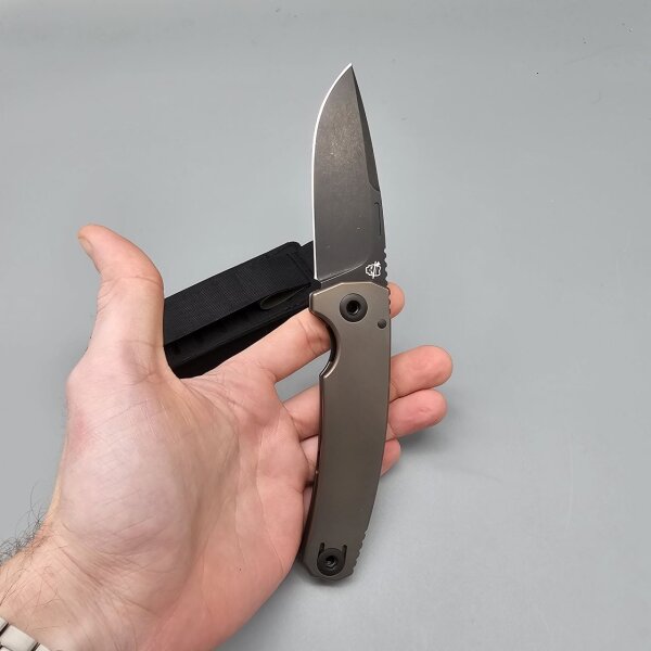 Oberland Arms Sepp by lionSTEEL Vollintegral Titan Bronze  mit schwarzem Etui