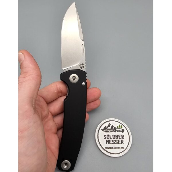 Oberland Arms Sepp by lionSTEEL Alu Vollintegral Aluminium schwarz black mit schwarzem Etui