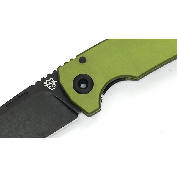 Oberland Arms Sepp by lionSTEEL Alu Vollintegral Aluminium grün green mit schwarzem Etui