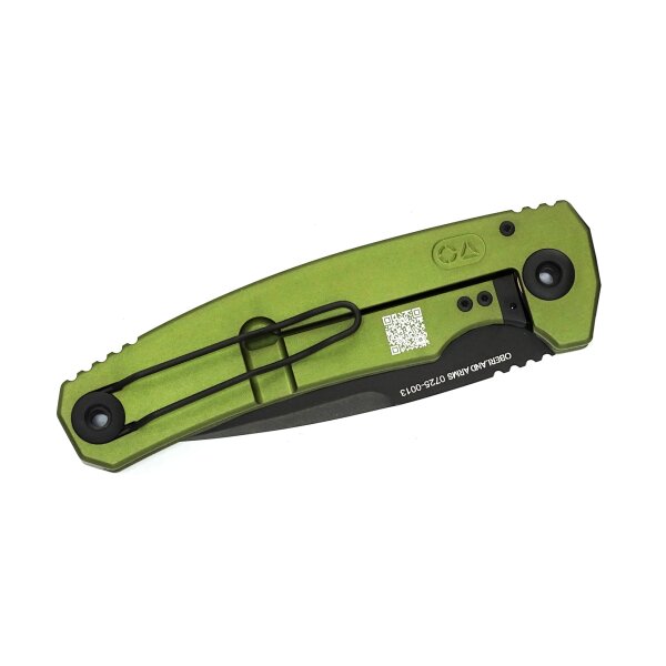 Oberland Arms Sepp by lionSTEEL Alu Vollintegral Aluminium grün green mit schwarzem Etui