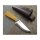 Brisa Necker 70 Sc EDC Messer 12C27 Stahl Mustard Micarta mit Linkshänderscheide