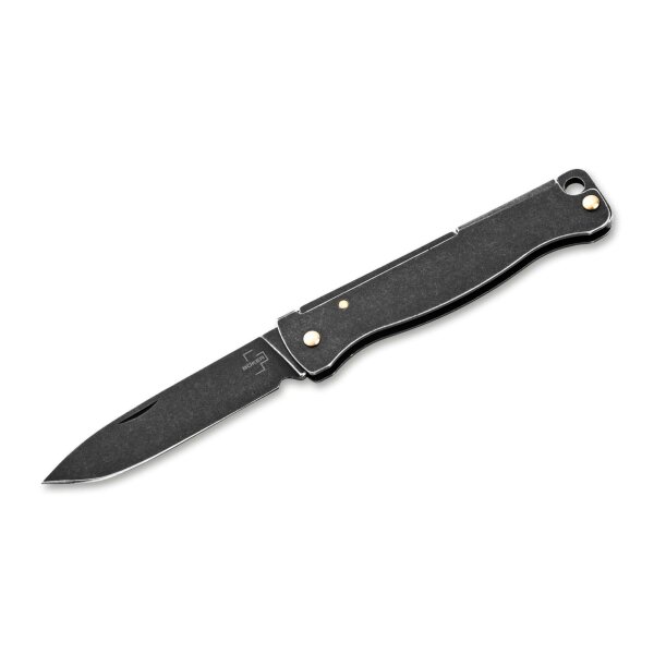 Böker Plus Atlas Mini Dark 12C27 Stahl Edelstahl Slipjoint 01BP0025