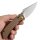 Kansept Knives Fenrir Crossbar Lock Bronze Anodized Titan Handle Titanium Frag Pattern CPM-S35VN Greg Schob Design