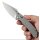 Kansept Knives Fenrir Crossbar Lock Bead Blasted Titan Handle Titanium Frag Pattern CPM-S35VN Greg Schob Design