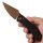 Kansept Tenable Knives Fenrir Cross Bar Lock Black G10 Griff Rose Gold Coated Nitro-V Klinge Sparrow Design