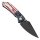 Kansept Tenable Knives Fenrir Cross Bar American Flag G10 Griff Blackwashed Nitro-V Klinge Sparrow Design
