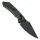 Kansept Tenable Knives Fenrir Cross Bar Green Grün G10 Griff Blackwashed Nitro-V Klinge Sparrow Design