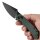 Kansept Tenable Knives Fenrir Cross Bar Green Grün G10 Griff Blackwashed Nitro-V Klinge Sparrow Design