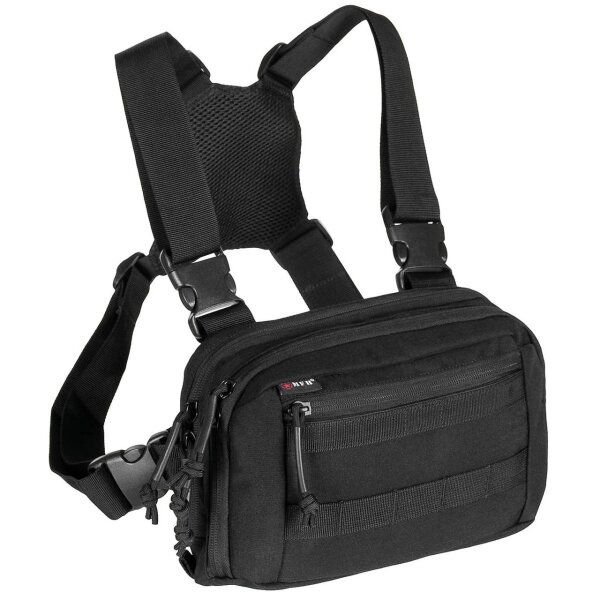 MFH Chest Pack Recon schwarz black Brusttasche mit Schultertragesystem