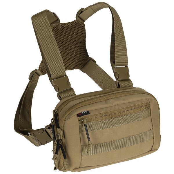 MFH Chest Pack Recon coyote tan beige Brusttasche mit Schultertragesystem