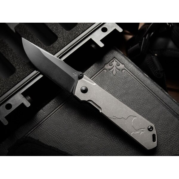 Böker Plus Raven Kihon CPM-S-35VN Titan limitiert auf 300 Exemplare Raven The Pirate 01BP0027