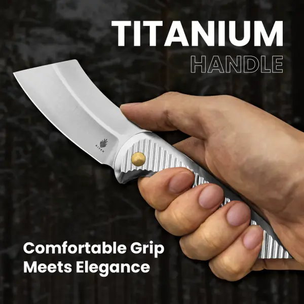 Kizer Dawn Framelock Taschenmesser S35VN Stahl Titan