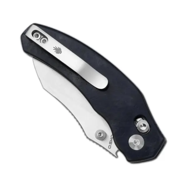 Kizer Mini Bulldog Nitro-V Blue Richlite Clutch Lock Folder