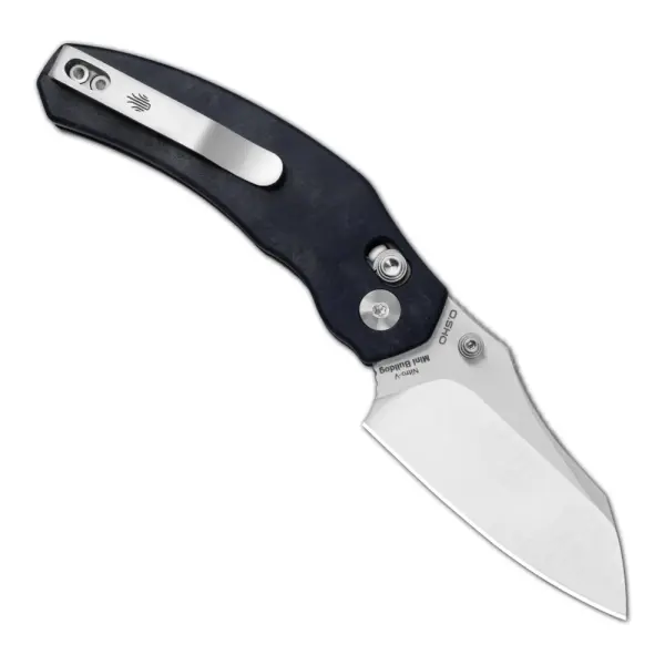 Kizer Mini Bulldog Nitro-V Blue Richlite Clutch Lock Folder