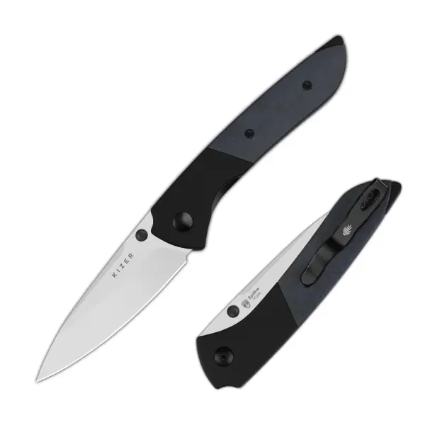Kizer Spitfire Folder 14C28N Stahl Aluminium / Richlite