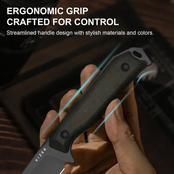 Kizer Begleiter Fix Outdoormesser 3V Stahl Richlite