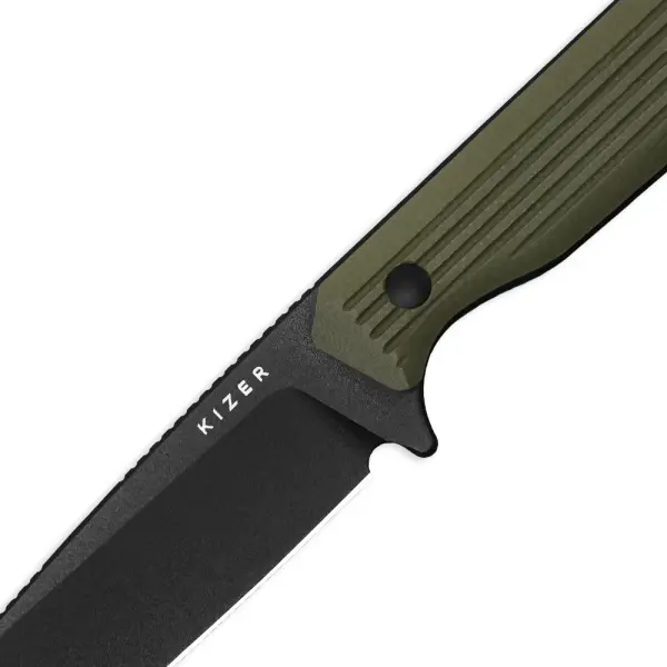 Kizer Begleiter Fix Outdoormesser AEB-L Stahl G10 OD Green