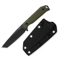 Kizer Begleiter Fix Outdoormesser AEB-L Stahl G10 OD Green