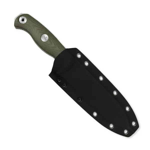 Kizer Drop Bear Fix 7 Outdoormesser AEB-L Stahl Micarta