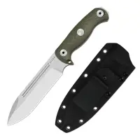 Kizer Drop Bear Fix 7 Outdoormesser AEB-L Stahl Micarta