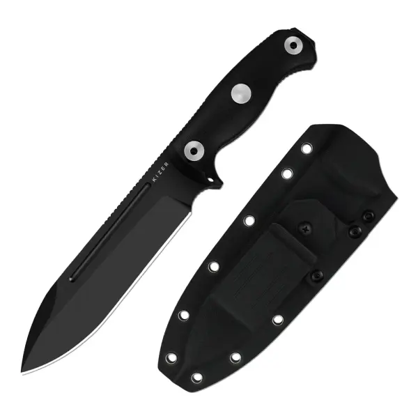 Kizer Drop Bear Fix 7 Outdoormesser 1095 Stahl G10