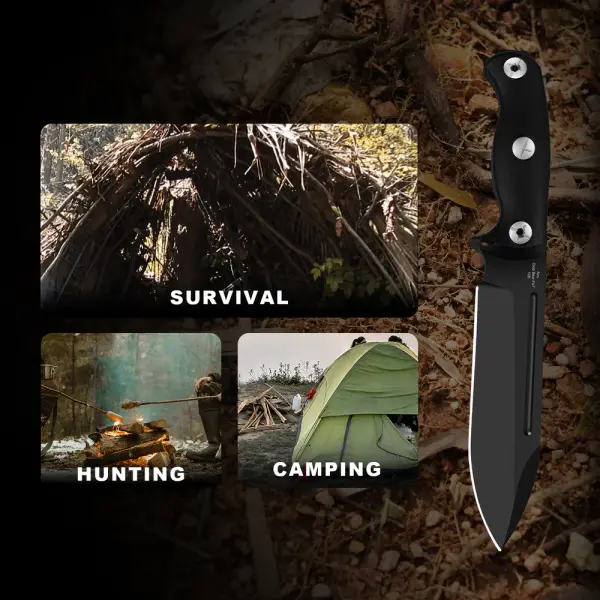 Kizer Drop Bear Fix 7 Outdoormesser 1095 Stahl G10