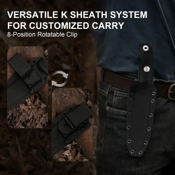 Kizer Drop Bear Fix 7 Outdoormesser 1095 Stahl G10