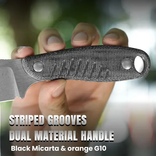 Kizer Hare Fixed Blade Nitro-V Stahl Micarta + G10 EDC