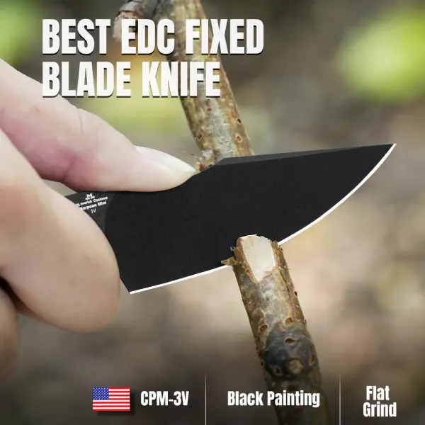 Kizer Harpoon Mini CPM-3V Stahl Damascus G10