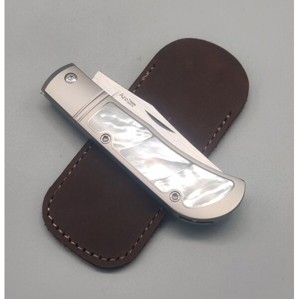 Kizer Trestle Slipjoint S45VN Stahl Titan / Perlmutt Gentleman Knife