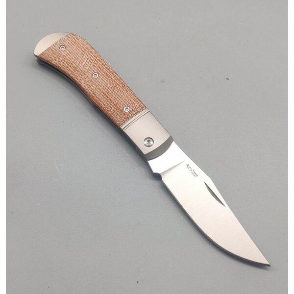 Kizer Trestle Slipjoint 14C28N Stahl Titan / Micarta Gentleman Knife
