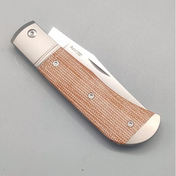Kizer Trestle Slipjoint 14C28N Stahl Titan / Micarta Gentleman Knife