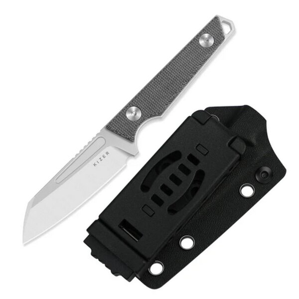 Kizer Phasmids Outdoormesser AEB-L Stahl Micarta EDC