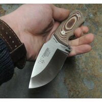 Cudeman Mini BV N695 Micarta Braun inkl. Lederscheide
