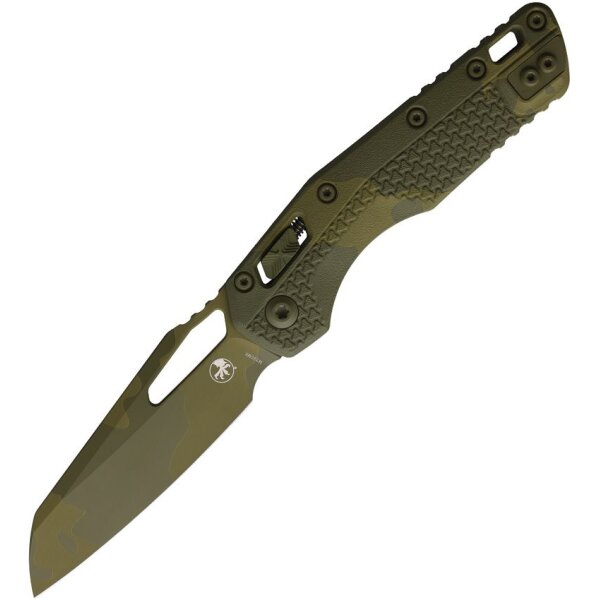 Microtech MSI Ram-Lok M390MK Stahl und Bazooka Camo Beschichtung Polymer Griff Made in USA