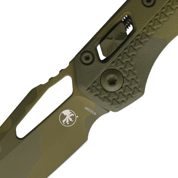 Microtech MSI Ram-Lok M390MK Stahl und Bazooka Camo Beschichtung Polymer Griff Made in USA